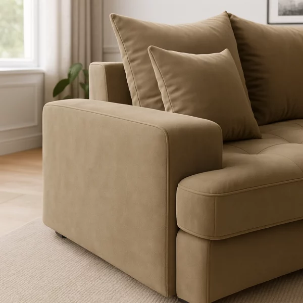 Canapé Linda beige taupe