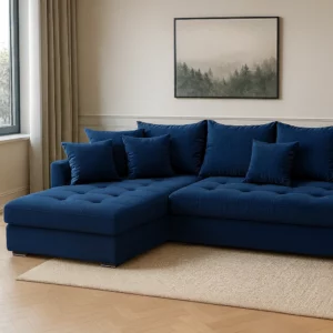 Canapé Linda Bleu saphir