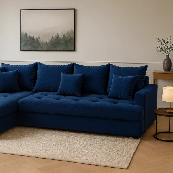 Canapé Linda Bleu saphir