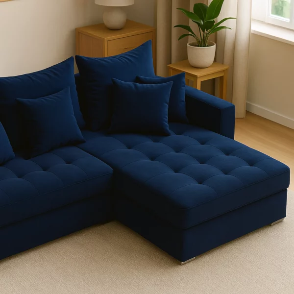 Canapé Linda Bleu saphir