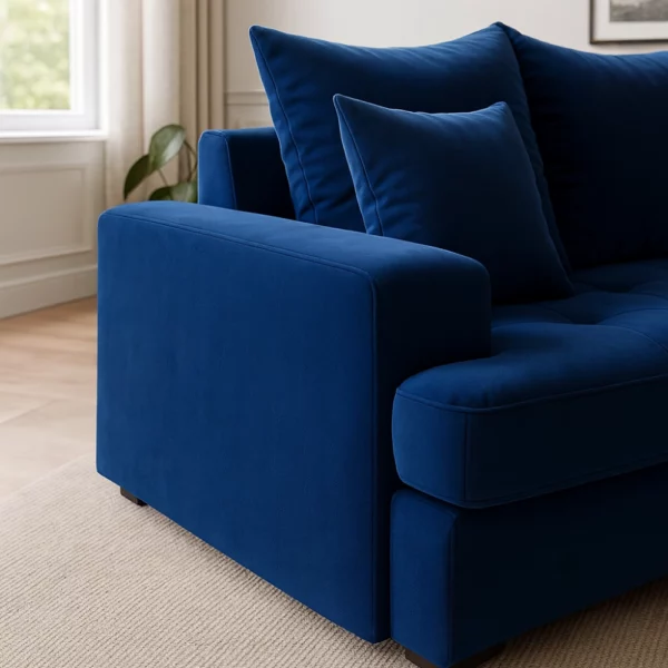 Canapé Linda Bleu saphir